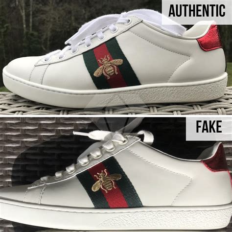 fake vs real gucci shoes|Gucci Ace Sneakers: Expert REAL vs FAKE Guide.